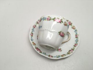 RARE CA Depose France Demitasse Cup&Saucer - Mermod & Jaccard Jewelry Co St Louis 2