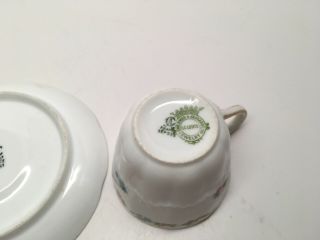 RARE CA Depose France Demitasse Cup&Saucer - Mermod & Jaccard Jewelry Co St Louis 6