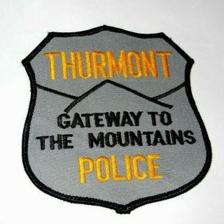 Thurmont Maryland Gateway To The Mountains Police Patch,  Rare