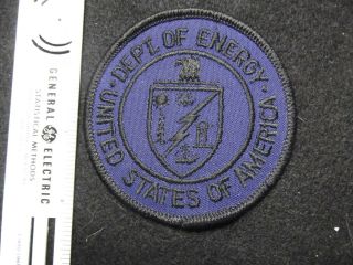 Federal Doe Energy Police Right Shoulder Patch Older Blue Style 1990s Issue Rare