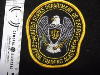 Federal Doe Energy Police Central Training Academy Mexico Rare Htf