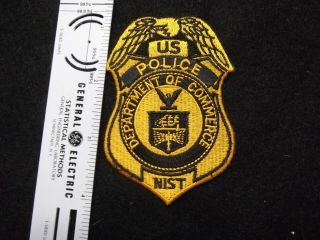 Federal Commerce Nist Institute Standards Police Patch Variation Rare Htf