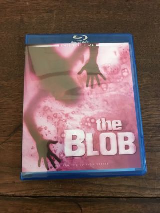 The Blob Blu Ray 1988 Rare - Out Of Print Twilight Time Horror Limited Edition