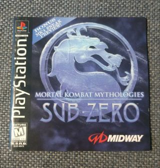 Mortal Kombat Mythologies: Sub Zero PlayStation 1 PS1 PS2 PS3 Complete RARE 4