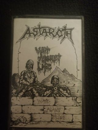 Astaroth War Against Life Finland Death Metal Cassette Tape Ultra Rare