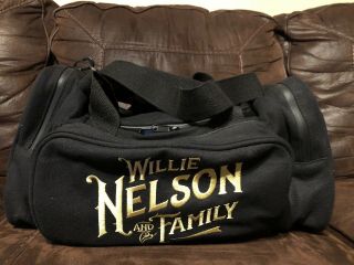 Rare Vintage Willie Nelson And Family Tour Duffel Bag