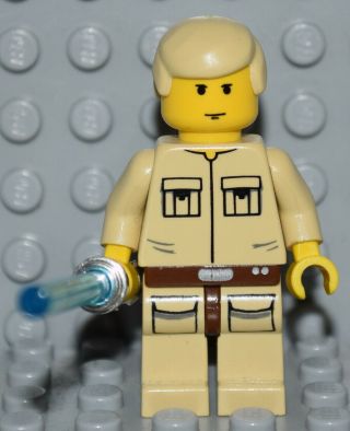 Lego Star Wars Minifigure Cloud City Luke Skywalker From Set 10123 Rare