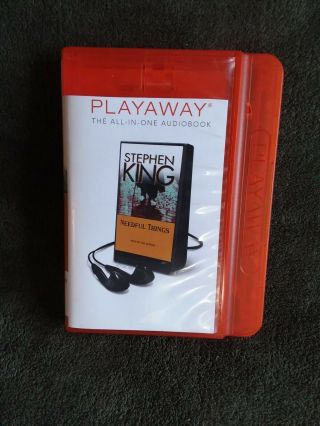 Needful Things Audiobook Playaway Stephen King Rare Read By King
