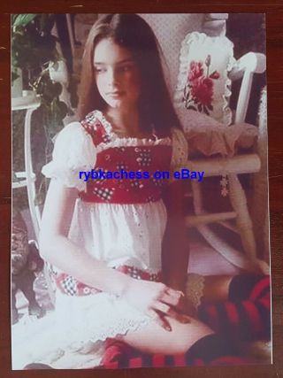 Brooke Shields Pretty Baby,  13x18 Cm,  Colorful Photo,  Extremely Rare