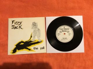 The Fall 7” Fiery Jack Rare Ex Punk Goth Ruby Vinyl In Light