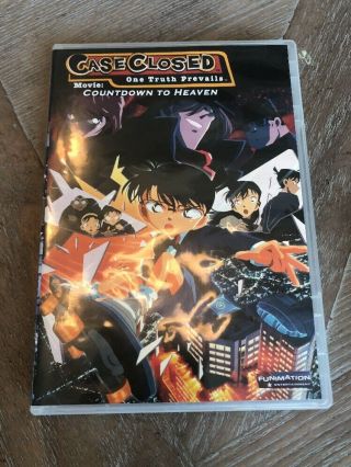 Case Closed One Truth Prevails: Countdown To Heaven Rare Dvd