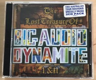 Big Audio Dynamite 2 Cd Set The Lost Treasure Of Import Rare Remix Two Disc 1&2