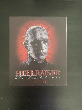 Hellraiser - The Scarlet Box Blu Ray Set Arrow Ltd.  Ed.  Oop Rare Region B