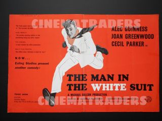 The Man In The White Suit 1951 Ealing Studios Trade Ad Alec Guinness Rare