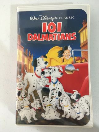 101 Dalmatians (vhs 1263,  1961) Walt Disney 