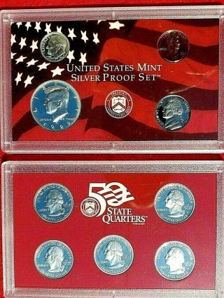 Rare 1999 - S U.  S.  9 - Coin Silver Proof Set,  Low - Mintage