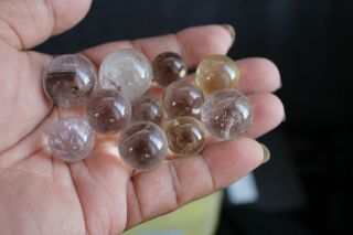 Rare Natural Transparent Clear Quartz Crystal Sphere Ball Healing 99g