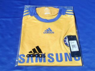Bnwt Rare Adidas Chelsea 2008 - 2009 Away 3rd Player Issue Short Sleeve Shirt L