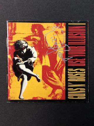 Guns N’ Roses Signed Use Your Illusion I Cd Booklet Dizzy Reed Rare Rock Proof