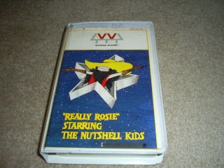 Really Rosie,  The Nutshell Kids,  Vhs,  Weston Woods,  Animated,  Rare Clamshell
