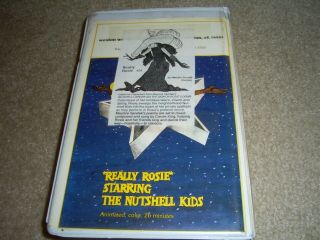 Really Rosie,  The Nutshell Kids,  VHS,  Weston Woods,  animated,  RARE Clamshell 2