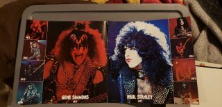 KISS THE EVOLUTION OF KISS INSERT FROM ALIVE II LP RARE 2
