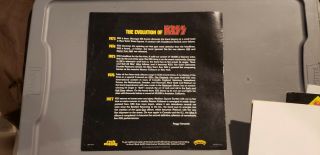 KISS THE EVOLUTION OF KISS INSERT FROM ALIVE II LP RARE 5