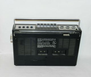 Vintage ZENITH R - 97 BOOM BOX AM/FM cassette Very rare 8