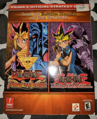 Yugioh Forbidden Memories,  Dark Duel Stories Strategy Guide Book Yu - Gi - Oh Rare