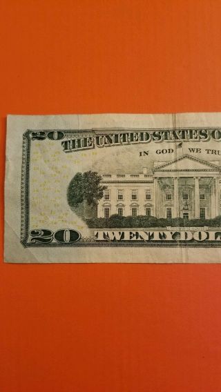 2004 A $20 DOLLAR BILL RARE LOW SERIAL NUMBER GD 0000 8597 A 7