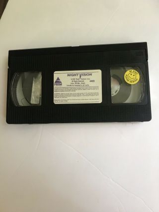 1988 Night Vision VHS Horror Prism Entertainment Rare 5