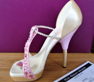 Just The Right Shoe - Pink Ribbon Miracle,  2006 Breast Cancer awareness,  RARE 4