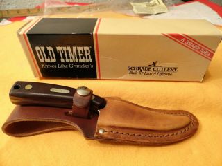 Rare Vintage Usa Made Schrade 152 Sharpfinger Hunting Knife Nib Schrade Knife