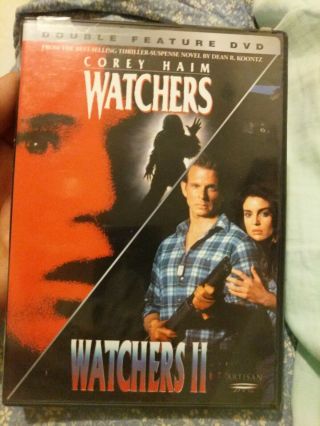 Watchers 1,  2 Double Feature (dvd,  2003) Corey Haim Oop Rare