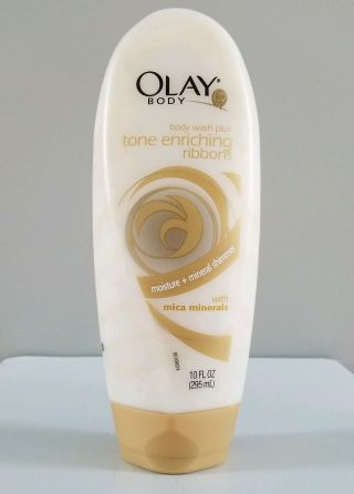 Olay Tone Enriching Ribbons Moisture Shimmer Mica Minerals Body Wash Rare