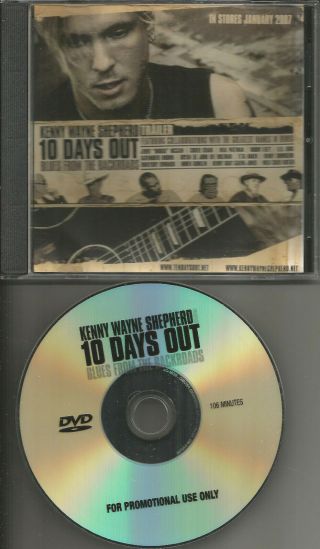 Kenny Wayne Shepherd 10 Days Out Ultra Rare Advnce Promo Dj Dvd Video 2006 Usa