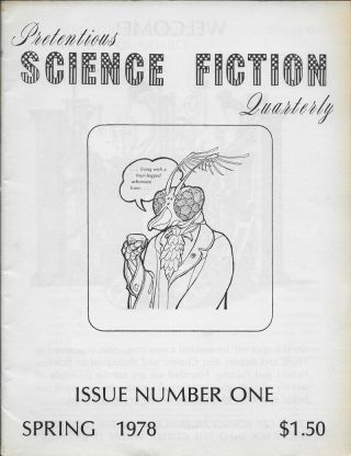 Pretentious Science Fiction Quarterly 1 (1978) Edward D.  Wood,  Jr.  Rare Fanzine