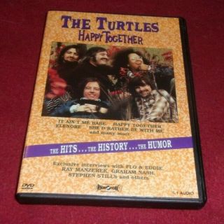 The Turtles: Happy Together Rare Oop Rhino Home Video Dvd Documentary