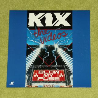 Kix Blow My Fuse [the Videos] - Rare 1991 Japan Laserdisc (cat No.  Amly - 8001)