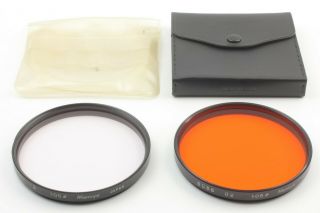 [rare Top Mint] Mamiya Filter 105mm Sl - 1b ＆ S056 02 W/ Case From Japan 265