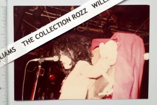 Rozz Williams Owned Christian Death P.  E Rare - Rozz In 1991 Performance Photo