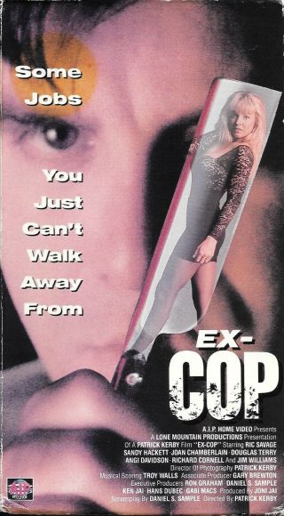 Ex - Cop (vhs) Rare Aip Studios Only On Vhs 1993 Thriller