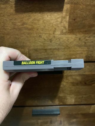 Balloon Fight (1989) Nintendo NES Cleaned 5 Screw Rare Black Label Retro 3