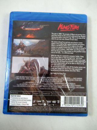 Kung Fury Blu - ray Rare Kickstarter Title Signed 2
