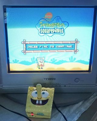 Rare Spongebob Squarepants Tv Games Plug - N - Play,  Plug And Play