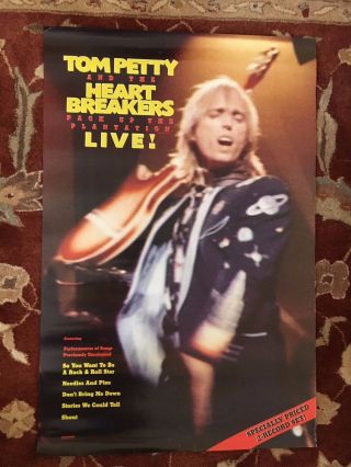 Tom Petty Pack Up The Plantation Rare Promotional Poster 24 " X36 "
