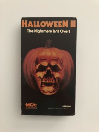 Halloween Ii 2 Vhs Mca 1987 Rare Horror