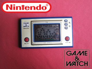 Vintage & Rare Nintendo Game Watch Fire Widescreen Digital Lcd