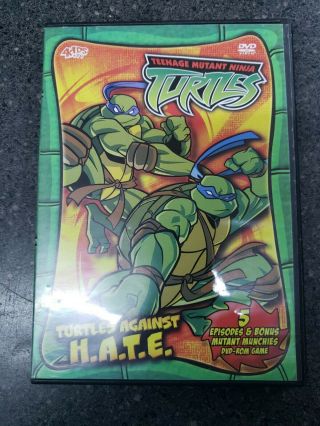 Teenage Mutant Ninja Turtles Season 3 Vol.  6 Turtles Against H.  A.  T.  E.  Rare Oop