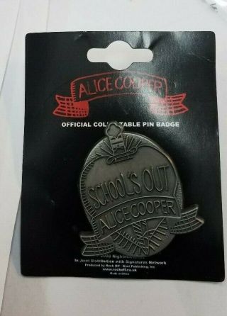 Alice Cooper Lapel Pin 2008 Vintage Oop Rare Collectible